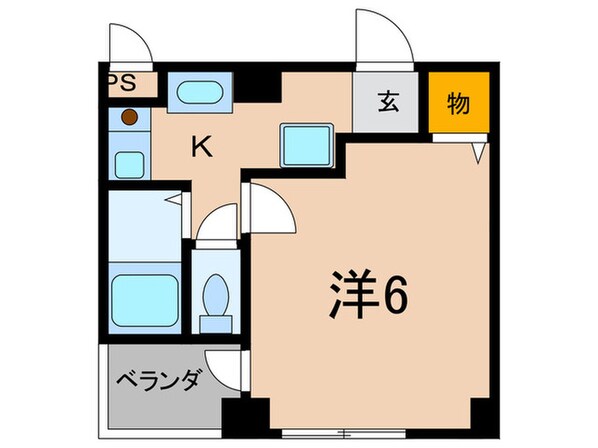 シャトレ六甲の物件間取画像